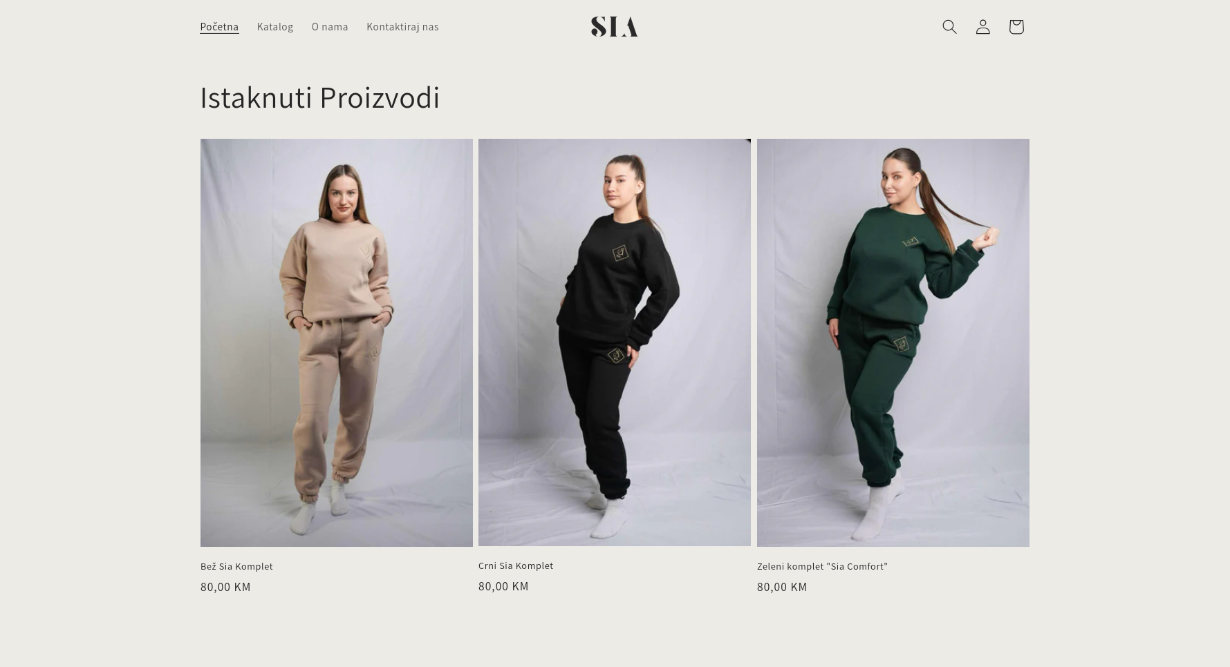 Sia Store Web Shop